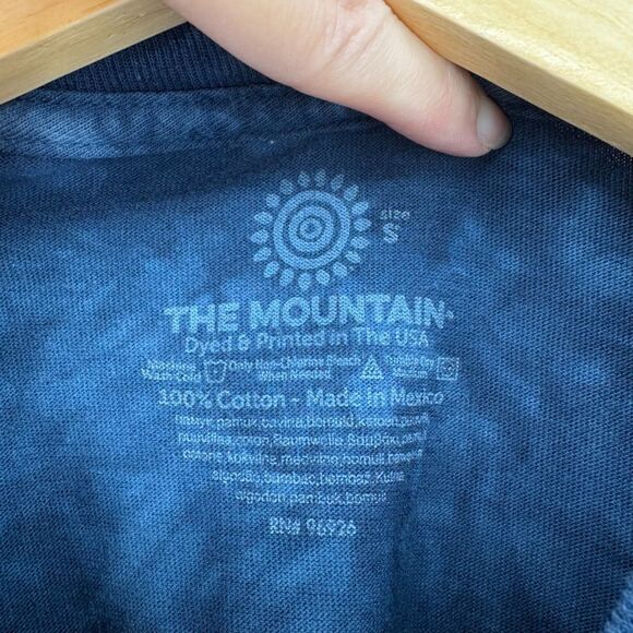 The Mountain Patches the Cat Tie-dye Tee, Size Small, 100% Cotton, Hand-Dyed - Picture 7 of 7
